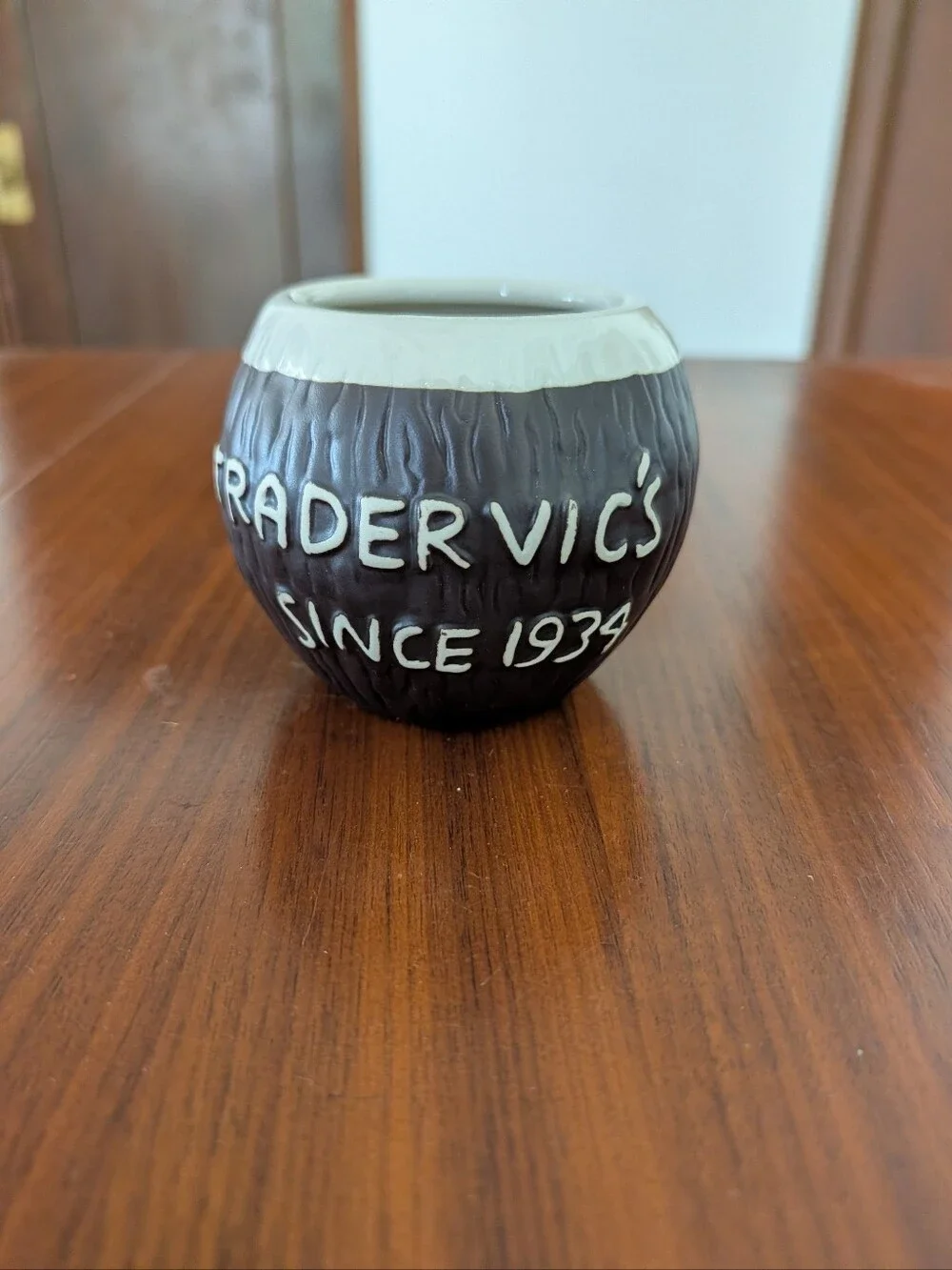 Trader Vics Since 1934 Aloha Coconut Tiki Mug 2015 Pre Owned